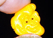Photo: Cracker in the shape of Shaggy. Not an actual decapitated head.